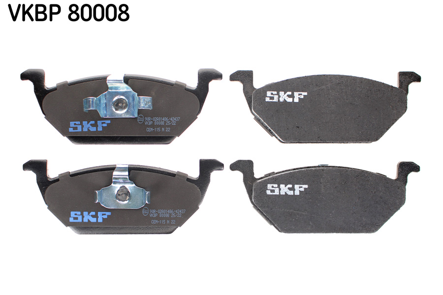 Sada brzdových platničiek kotúčovej brzdy SKF